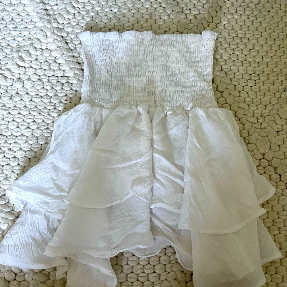 White skirt